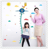 Gadgets Wrap Vinyl Giraffe Height Measurement Cartoon Wall Sticker for Kids Room Bedroom  size 50x70 sk7034