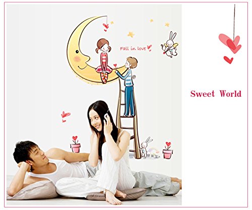 Oren Empower Love, Romance on Their Best Side Wall Sticker size 50x70 ay7066