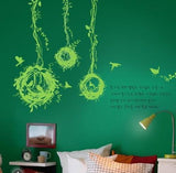 Wall Deco Sticker BIRD size 50x70 ay7026a