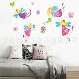 JMs8300 Wall Stickers, Durable Decals For Children Room, Nursery, Daycare and More (Fairies and