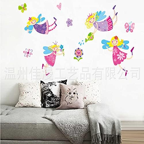Wall Stickers, Durable Decals For Children Room, Nursery, Daycare and More (Fairies and size 60x90 jm8300