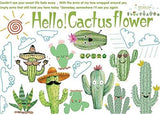 Cactu plant cartoon DIY wall stickers for Kids room Bedroom Kindergarten Eco-friendly Art Decals Murals Brand: Other