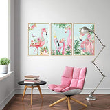Flamingo photo frame decorative stickers Study room size 60x90 sk9315  kids Sticker