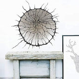 Plus Nao Wall Sticker Wall Decal Crack Crack Scary Fear Horror Concrete Fool Trick Art 3D