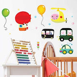 Balloon Airplane Wall Stickers  Ncs0020
