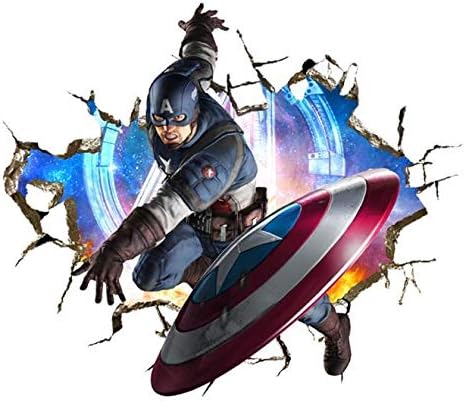 Captain america background wallpaper decorative stickers size 50x70 ncs0053