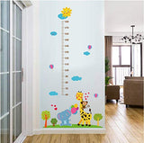 Wall Sticker Background Wall Sticker Height Gauge Cartoon Measure Height Measuring Device Family Home Wall Sticker Bedroom Child Children Growth Chart Art Room Decor