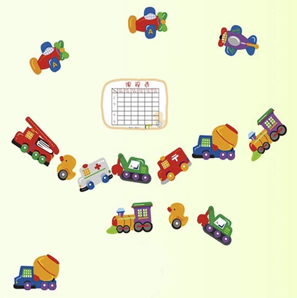 Boy Kids Car Airplane Truck Bulldozer Train Removable Wallpapers Wall Decor size 50x70 dm570105