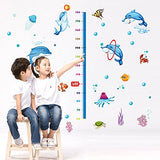 SK9034 Grow Up Playing Dolphin Wall Sticker
