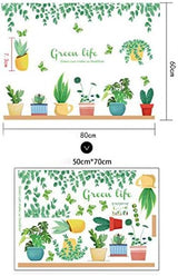 Fresh Potted Plants Wall Decal size 50x70 sk7195
