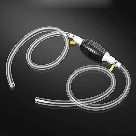 Manual Fuel Transfer Pump Kit for Petrol Diesel Oil Liquid Water Fish Tank - 1.5 mtr