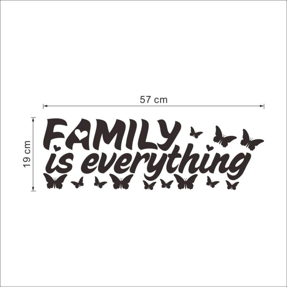 HPG Self-adhesive Wall Sticker, Family is everything - Not Affecting Paint size 50x70 dzr2015
