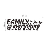 HPG Self-adhesive Wall Sticker, Family is everything - Not Affecting Paint size 50x70 dzr2015
