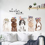 huangliao Fancy of Dog Wall Stickers Wall Decor for Bedroom Living Room Removable Vinyl Art Mural Decals for Girls Boys size 60x90 xl8359  kids Sticker