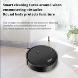 Portable Mini Wireless Smart Sweeping Robot Mopping 3 In1 Rechargeable Cleaning Machine Vacuum Cleaner For Home Office Robot (random colors)