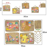 Wall Sticker The Three Little Pigs Children's Home Decor Living Room Bedroom Door Girls Kids Rooms DIY Wall Decals size 60x90 sk9261
