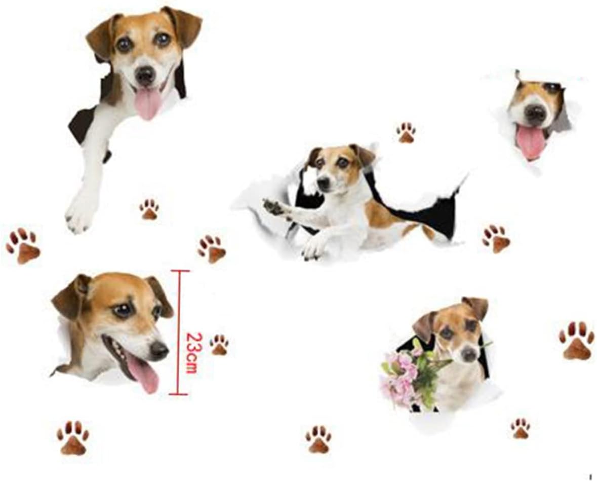 OSALADI Dog Wall Sticker Vinyl Removable Art for Living Home Decoration Wall Decals Wallpaper size 50x70 sk7117