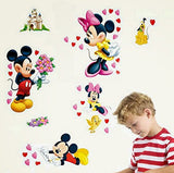 SYGA Mickey Mouse and Minnie Wall Stickers size 50x70 ncs0030