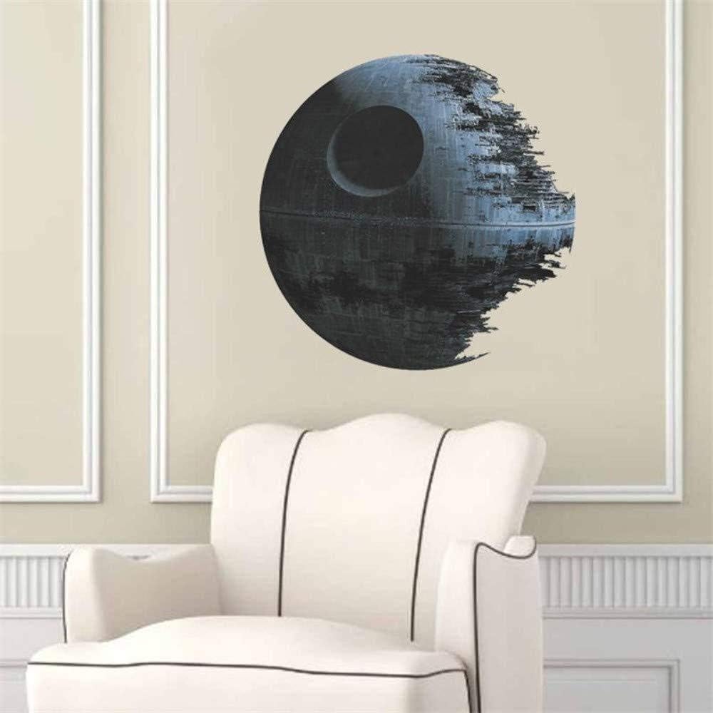 3D Death Star Star Wars Wall Sticker Removable 3D Wall Sticker Home Decor Art Clone Boy's Room Decor size 30x28 nc1441