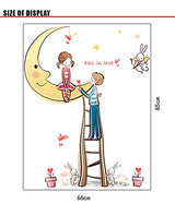Oren Empower Love, Romance on Their Best Side Wall Sticker size 50x70 ay7066
