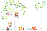 Kids Wall Stickers Monkey Wall Stickers Animal Wall Stickers Wall Stickers ZY1224A