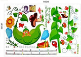Green Bean Baby Height Growth Chart Wall Stickers Measure Decal Removable Kids Wall Decal Art Deco Baby Room Decoration Nursery size 60x90 ay845