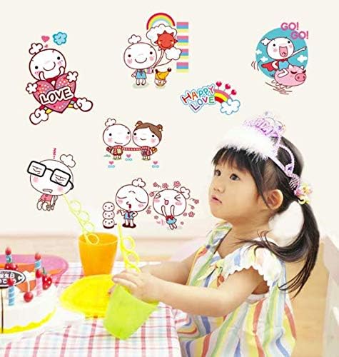 Donglei Friend Kids Room Point Sticker Wallpaper Interior Point Sticker Window/Cafe/Playroom/Wall Decoration Sheet size 50x70 ay7214w