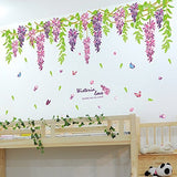 Floral Plants Flowers Butterfly Wall Sticker Art Decal Home Decoration New Podazz size 60x90 xl8167