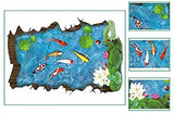 Ready Wall Stiker 60X90 Xh9219 Fish Lotus Pool Walstiker Wallsticker -Berkualitas