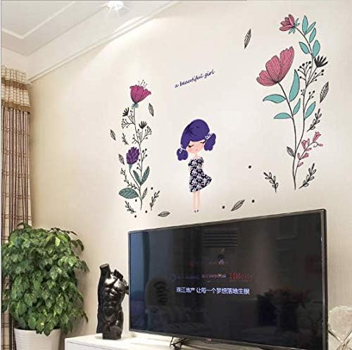 Peace Girl Wall Sticker size 60x90 sk9266  kids Sticker