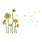Sunflower Wall Sticker Wallpaper Decoration