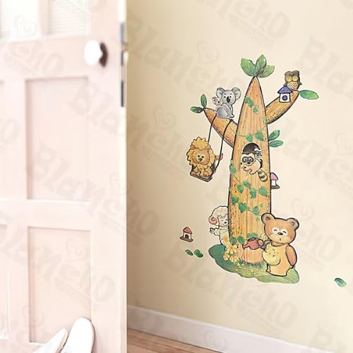 Animal Tree Friends - Large Wall Decals Stickers Appliques Home Decor Ay7125