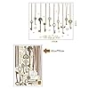 JAAMSO ROYALS ' Retro Love Key' Sticker for Wall Decor and Home Decor(PVC Vinyl, 90 CM X 60 CM, Decorative Stickers)