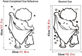 MXIAOXIA Shower Glass Door Stickers Bathing Wall Removable For Bathroom Decor Art Decals