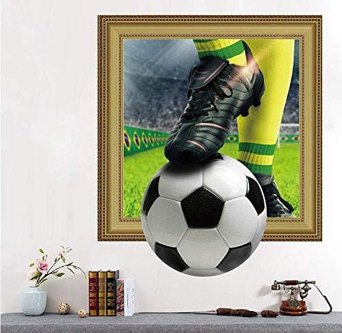 3D Football World Cup wall sticker bar restaurant bedroom Football Club decoration Wall Art Decal mm size 50x70 xh6245