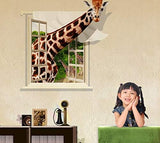 giraffe animals Background Wall Sticker for Living Room