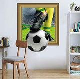 3D Football World Cup wall sticker bar restaurant bedroom Football Club decoration Wall Art Decal mm size 50x70 xh6245