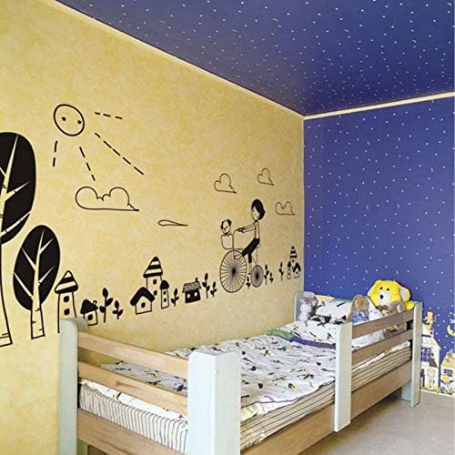 DIY Removable Wall Stickers For Living Room Home Decor - Bike girl size 60x90 nc2037