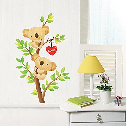 Click to open expanded view      Kei Lala Wall Sticker Tree [Koala Climbing Trees] Stylish Wallpaper Sticker Wall Sticker Removable DIY Wallpaper Sticker