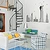 fashionbeautybuy Gorilla On Tower King Kong Wall Sticker House Decal Removable Living Room Wallpaper Bedroom Kitchen Art Picture PVC Murals Sticks Window Door Decoration size 60x90 ay9102