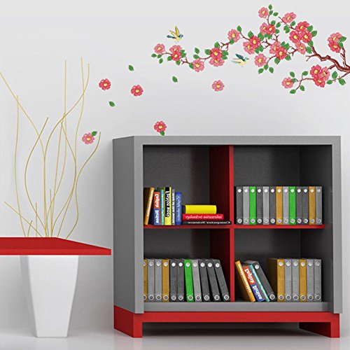 UberLyfe Shades of Pink Falling Flowers Wall Sticker Size 50x70  dlx511