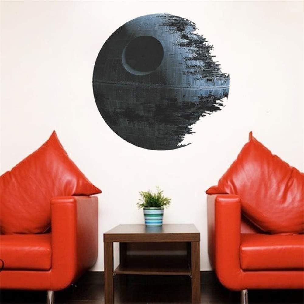 3D Death Star Star Wars Wall Sticker Removable 3D Wall Sticker Home Decor Art Clone Boy's Room Decor size 30x28 nc1441