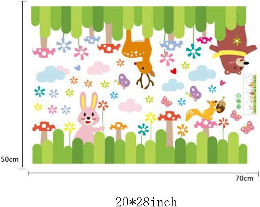 fashionbeautybuy Skirting Line Cartoon Animals Flowers Clouds Wall Sticker Decal Home Decor PVC Murals Wallpaper fashionbeautybuy Skirting Line Cartoon Animals Flowers Clouds Wall Sticker Decal Home Decor PVC Murals Wallpaper  size 50x70 xh7218