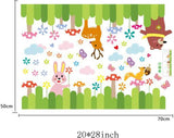 fashionbeautybuy Skirting Line Cartoon Animals Flowers Clouds Wall Sticker Decal Home Decor PVC Murals Wallpaper fashionbeautybuy Skirting Line Cartoon Animals Flowers Clouds Wall Sticker Decal Home Decor PVC Murals Wallpaper  size 50x70 xh7218