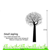 Wall Stickers for Girls Tree DIY Art Wall Decal Decor Room Stickers Cling Removable Paper Mural Quote size 60x90  ay806