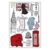 PRAVÃ‚® Bedroom Decor DIY Mural London Bus Train Wall Sticker size 60x90 ay9103