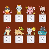 Wall Stickers, 12Pcs/Set Wall Stickers Cute Cartoon Pvc Cat Home Decor Kids DIY Sk36006