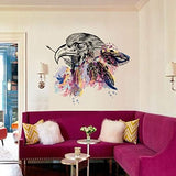 1pc Crow Raven Bird Bohemian Boho Chic Gypsy Spirit Arrow Feathers PVC Wall Sticker Decal Nursery Kids Bedroom Vinyl Adhesive Home Decor size 50x70 sk7085