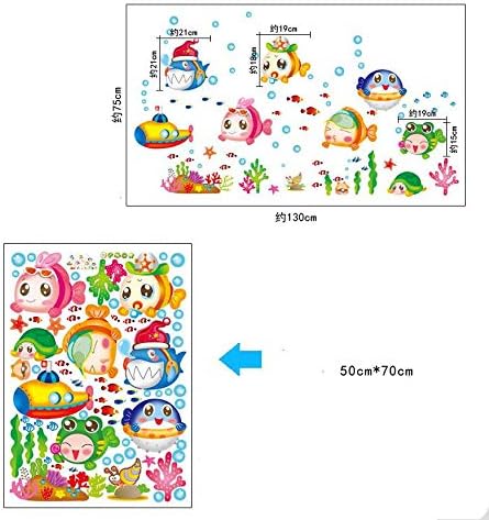 Wall Stickers for Shower Tile Stickers in The Bathroom for Children Kids Baby Bath size 50x70 am7057