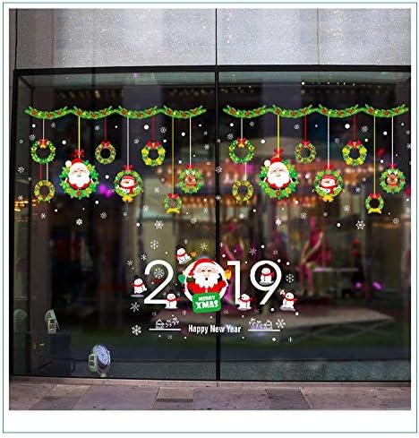 XH6250 Window Glass Wall Stickers Christmas